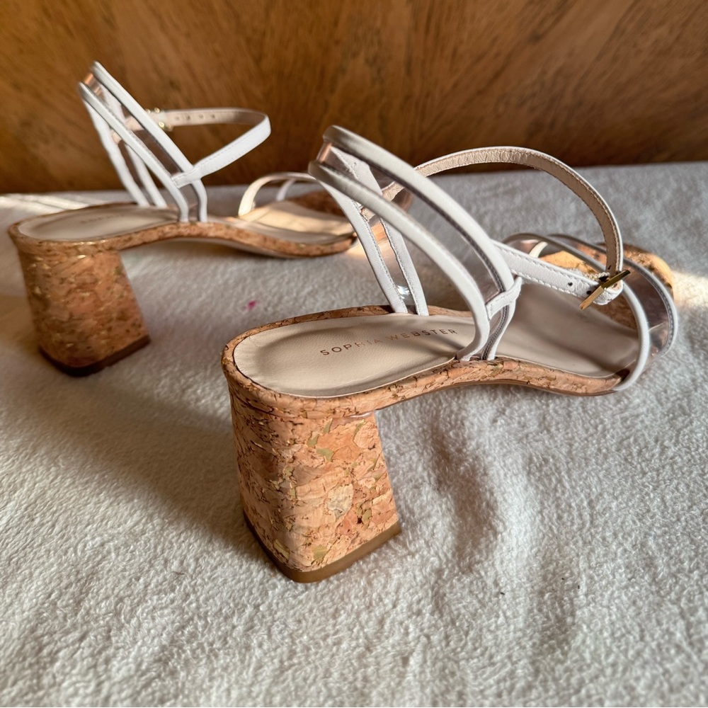 Sophia Webster strappy heel sandal size US 9.8 - Picture 11 of 14